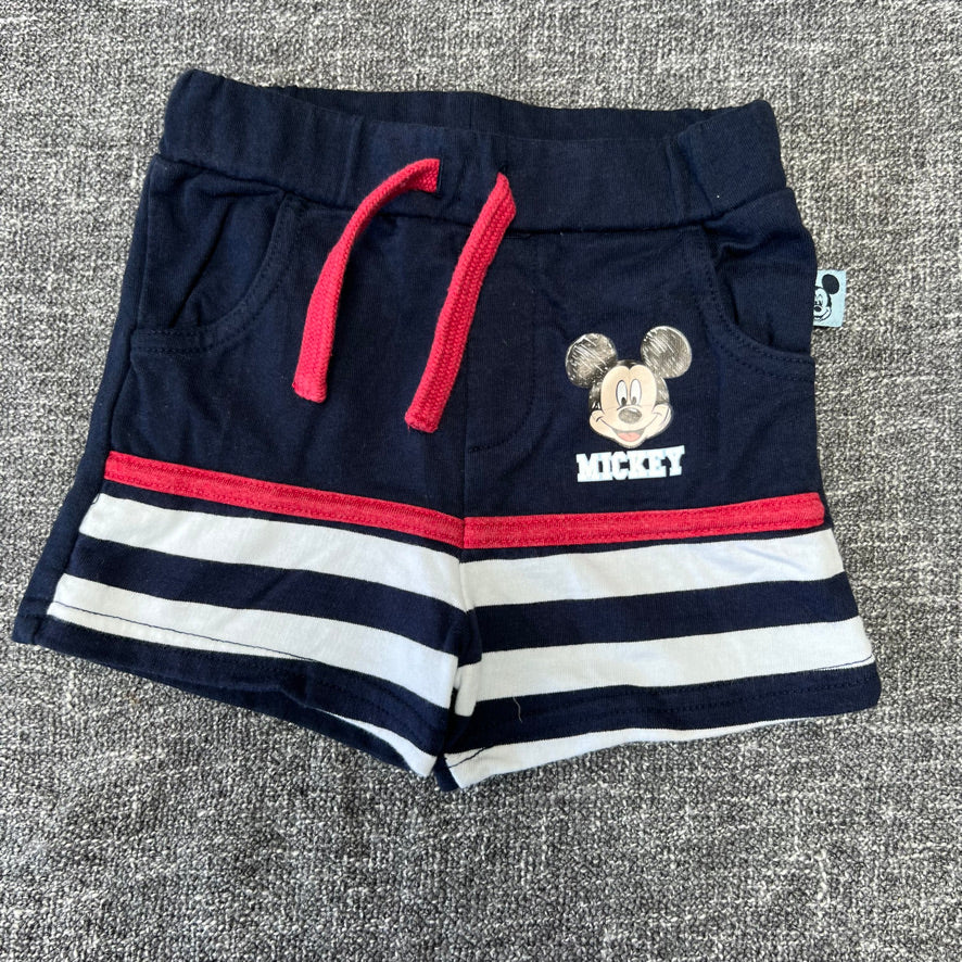 Boys 6-9 Month Blue "Mickey Mouse" Shorts