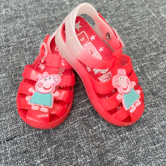 Girls Size 5 uk / 22 eu "Peppa Pig" Jelly Shoes