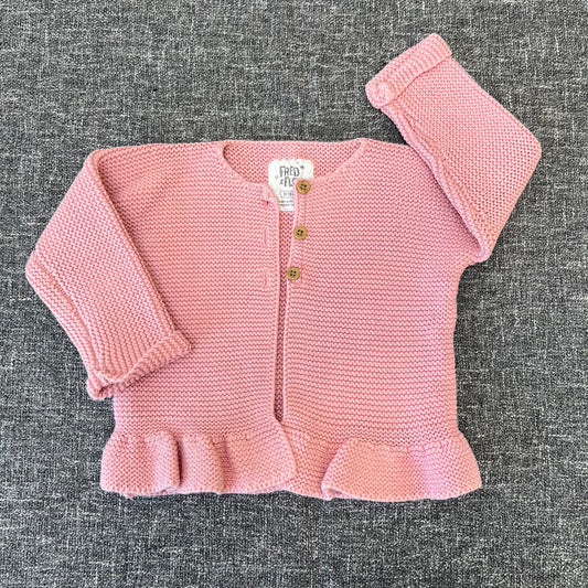 Girls 12-18 Month Summer Knitted Cotton Cardigan