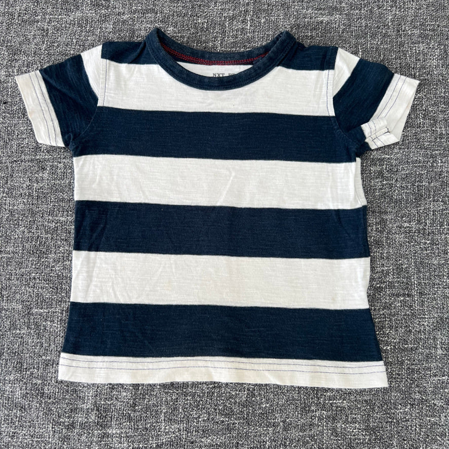 Boys 9-12 Month Blue & White Striped T-shirt