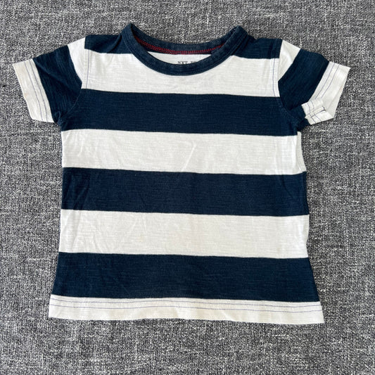 Boys 9-12 Month Blue & White Striped T-shirt