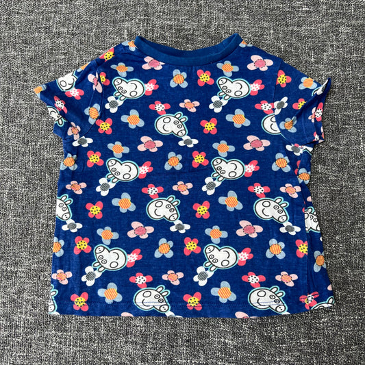 Girls 12-18 Month Blue "Peppa Pig" T-shirt