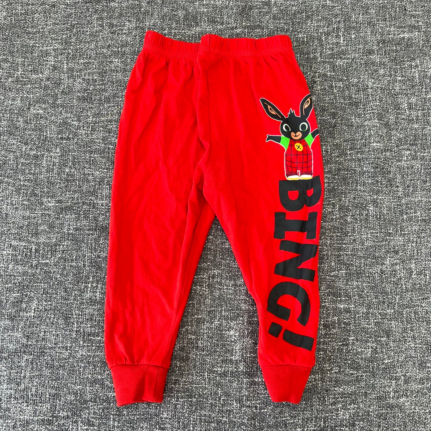 Boys 9-12 Month Red "Bing" Pjs Bottoms