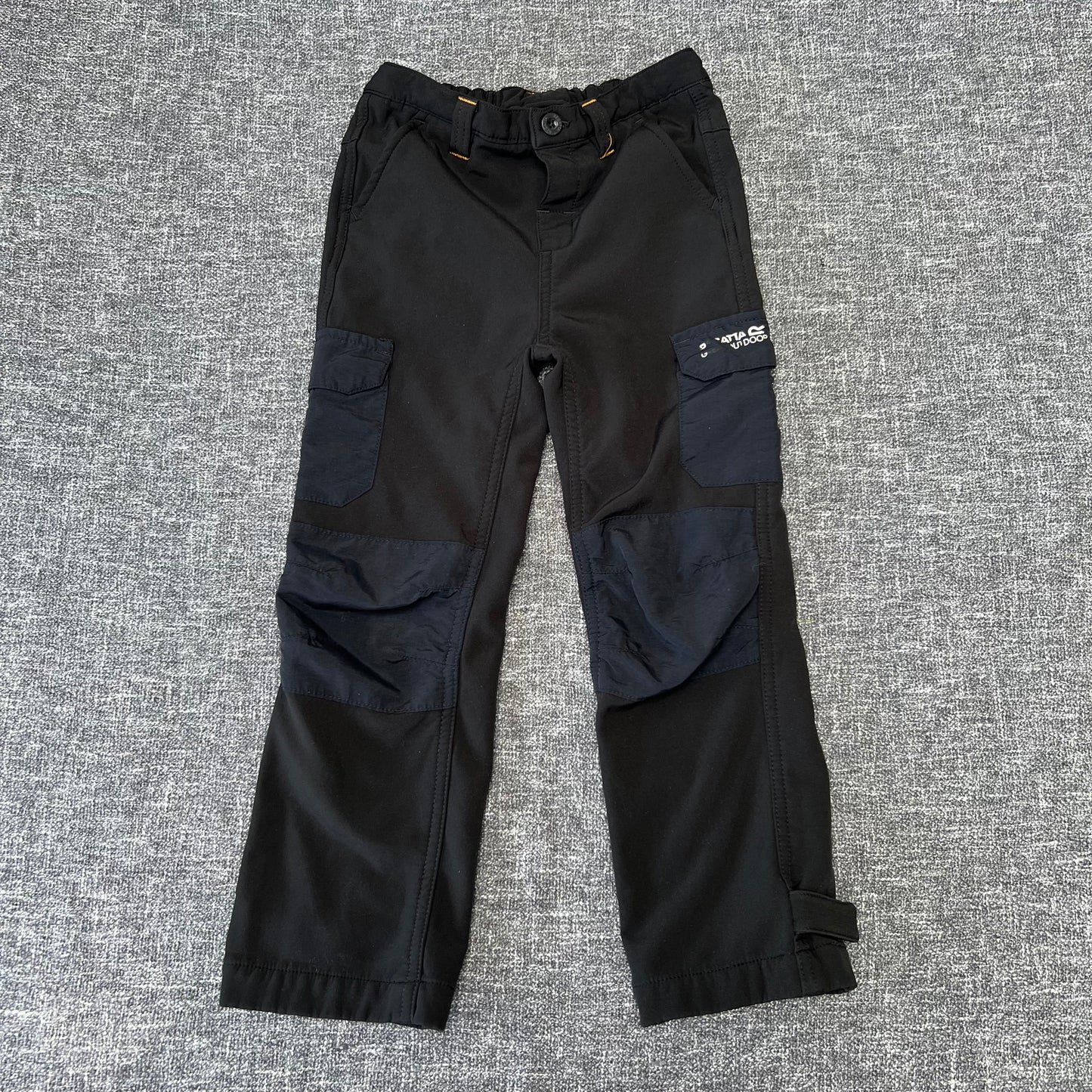 Boys 3-4 Year Black Walking Trousers