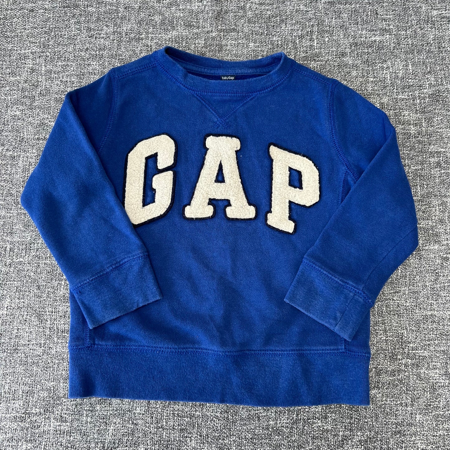 Boys 3-4 Year Blue "GAP" Sweatshirt Jumper