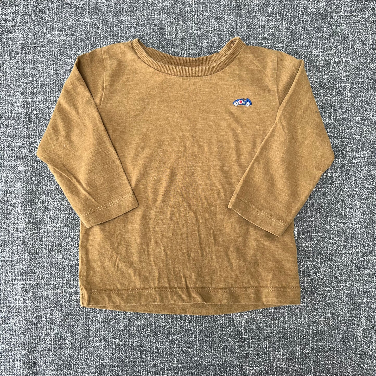 Boys 9-12 Month Light Brown Long Sleeved Top