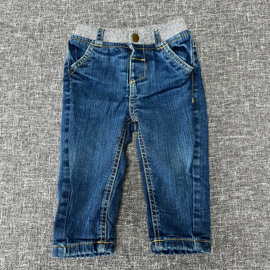 Boys 9-12 Month Dark Blue Jeans