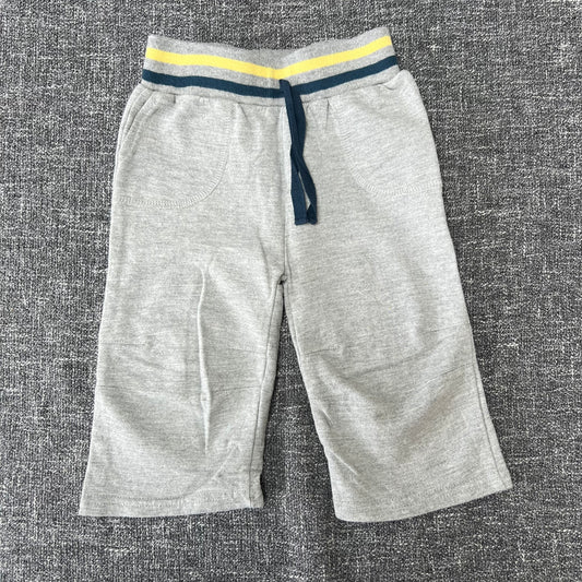 Boys 9-12 Month Grey Joggers With Yellow & Blue Waistband