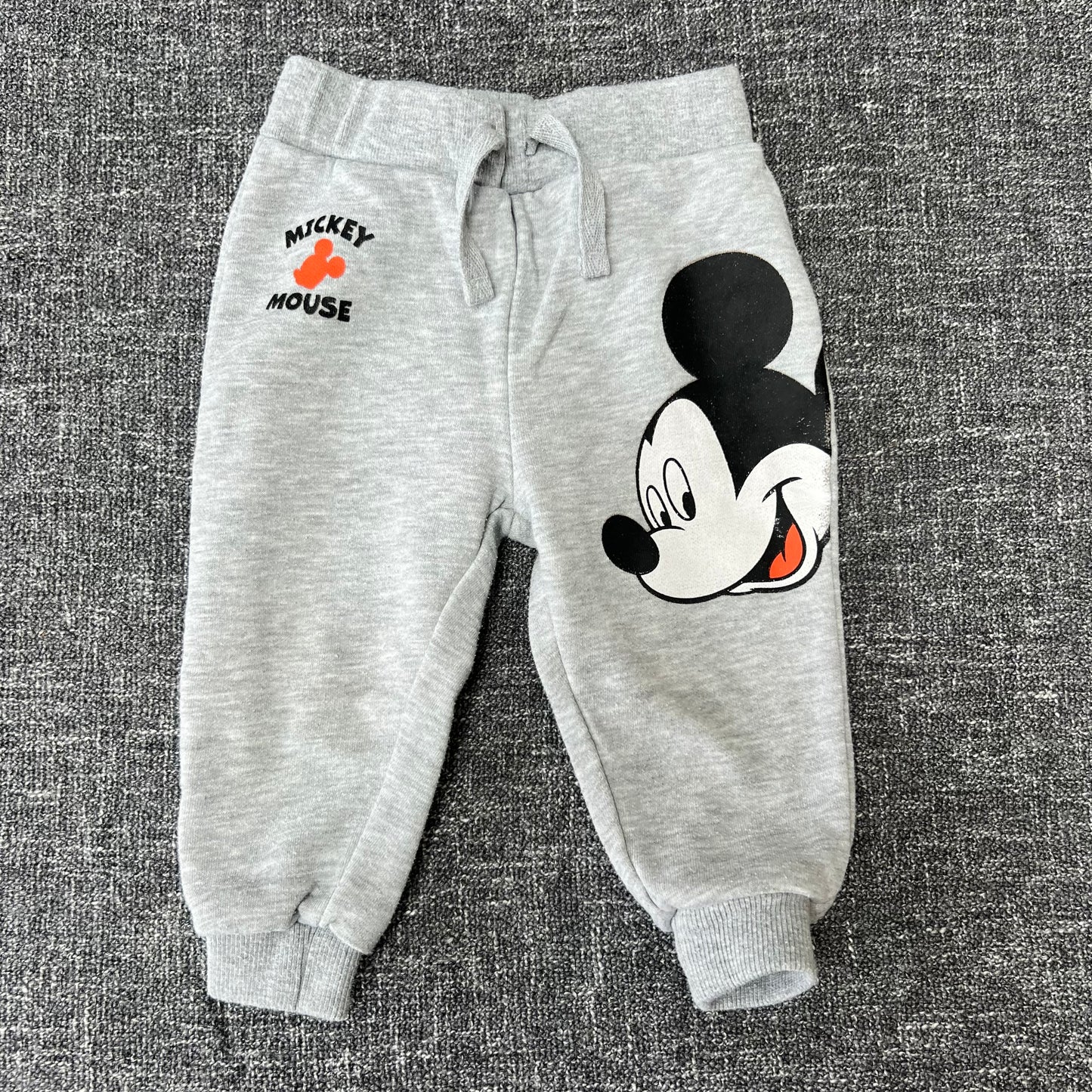 Boys 9-12 Month Grey Disney Mickey Mouse Joggers