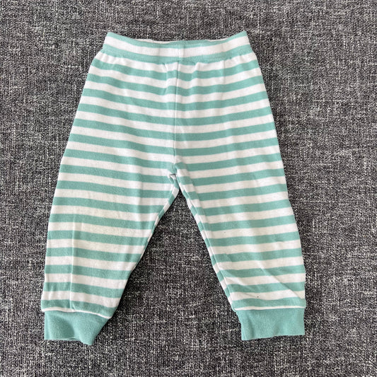 Boys 9-12 Month Green & white Striped Joggers