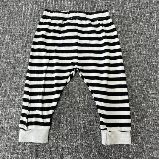 Boys 9-12 Month Black & white Striped Joggers