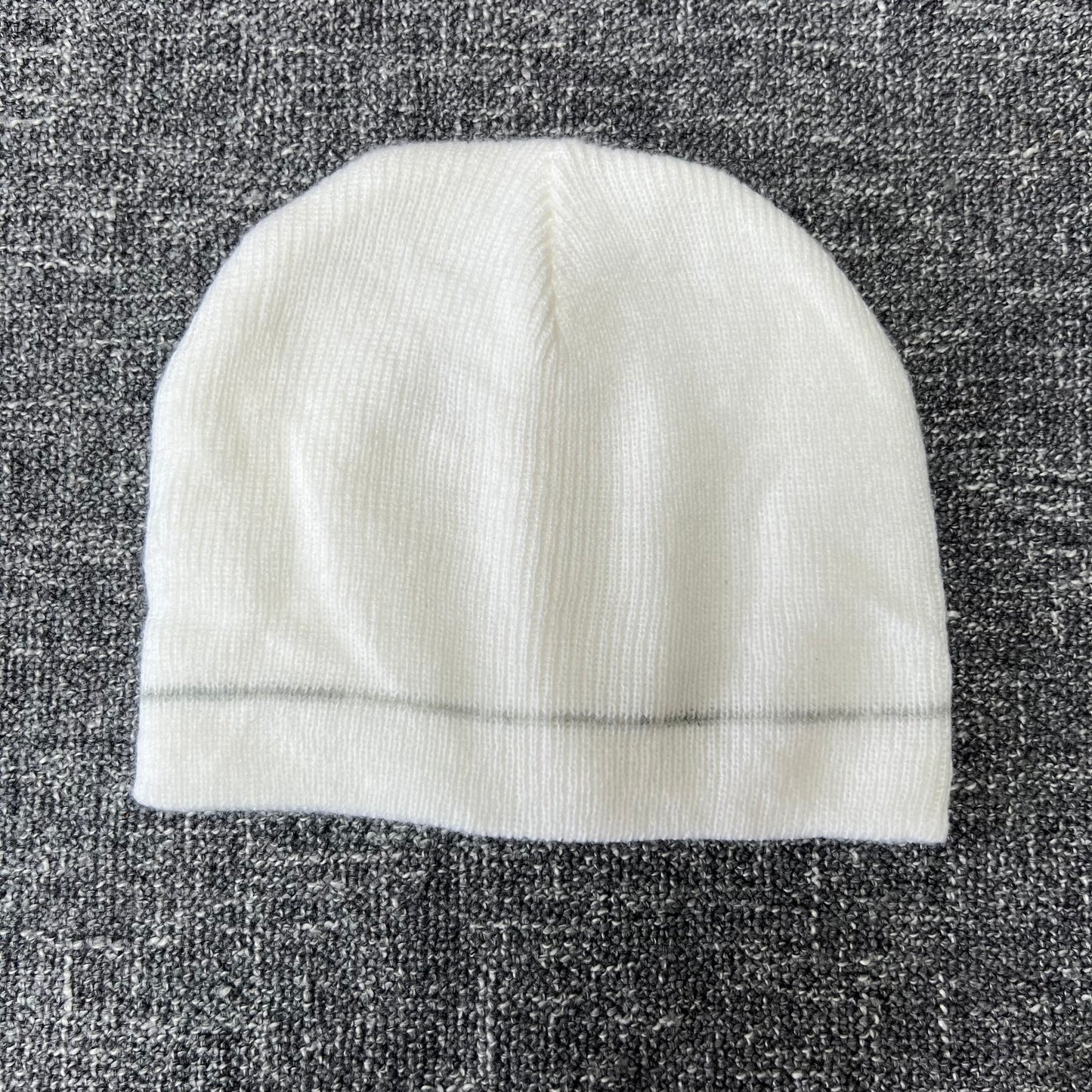 Boys 9-12 Month Knitted White Winter Hat