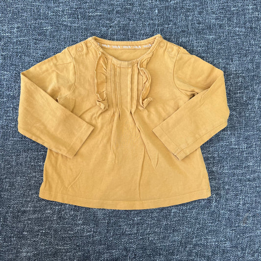 Girls 6-9 Month Palin Yellow Long Sleeved Top