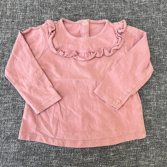 Girls 6-9 Month Palin Pink Long Sleeved Top