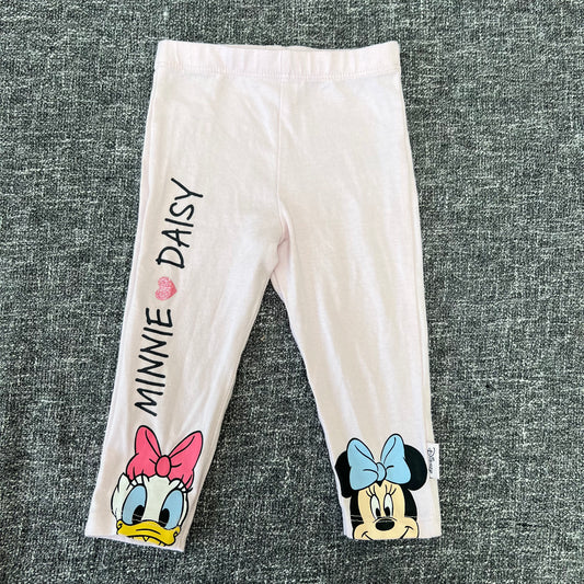 Girls 6-9 Month Pink Disney "Minnie & Daisy" Leggings