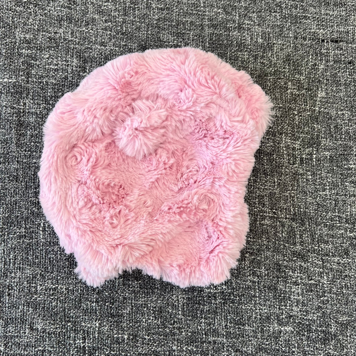 Girls 6-9 Months Pink Fluffy Winter Hat