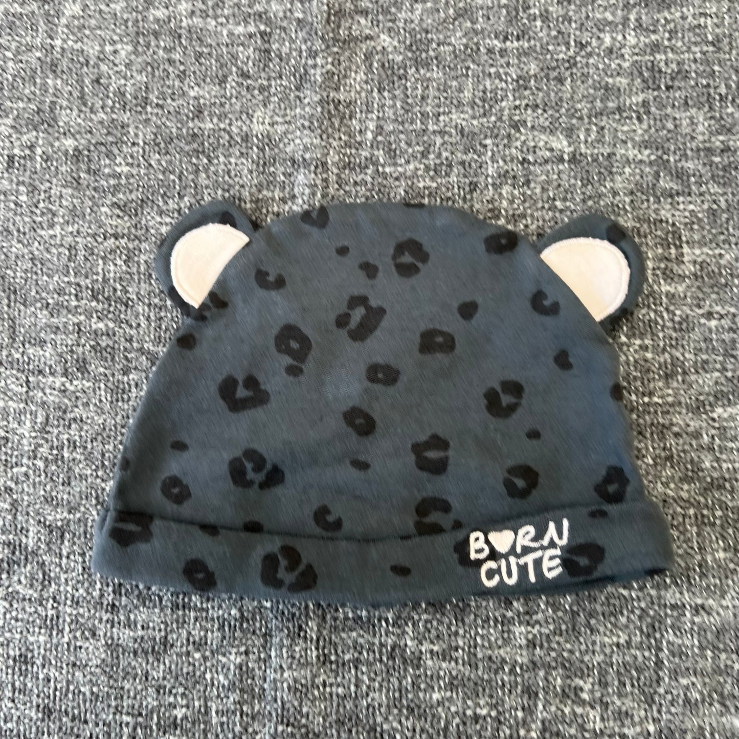 Girls 6-9 Month Grey Cat Hat