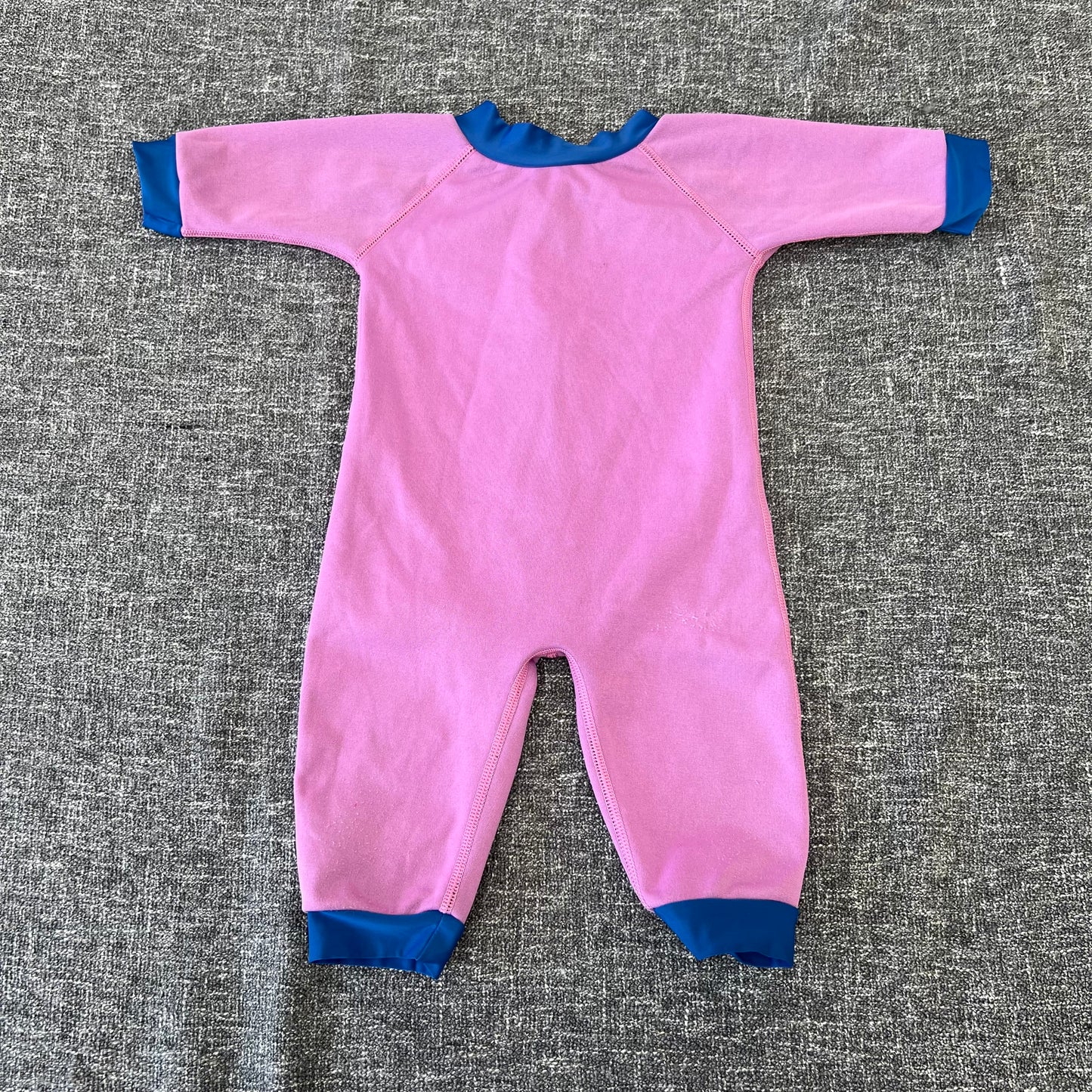 Girls 6-9 Month Purple & Blue SwimWarm Swim All In One