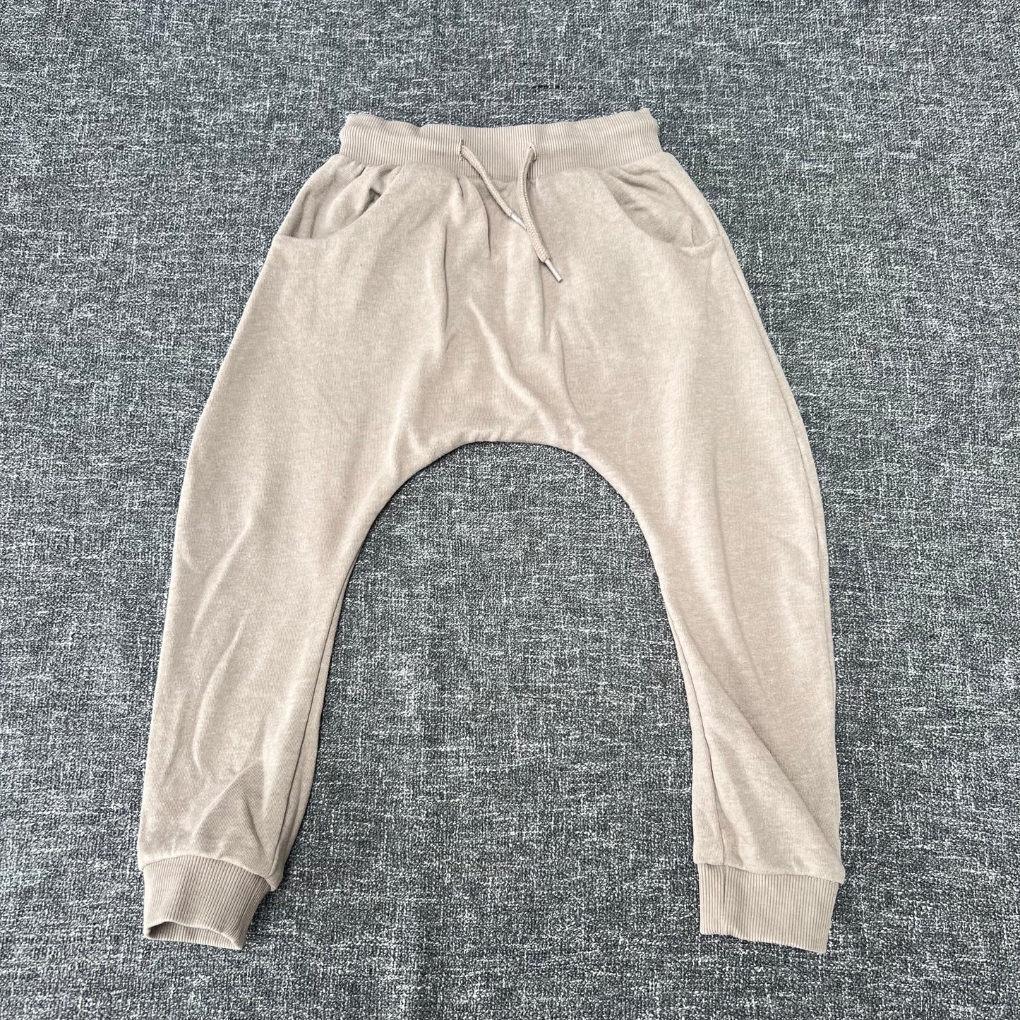 Boys 3-4 Year Plain Beige Joggers (PIP)