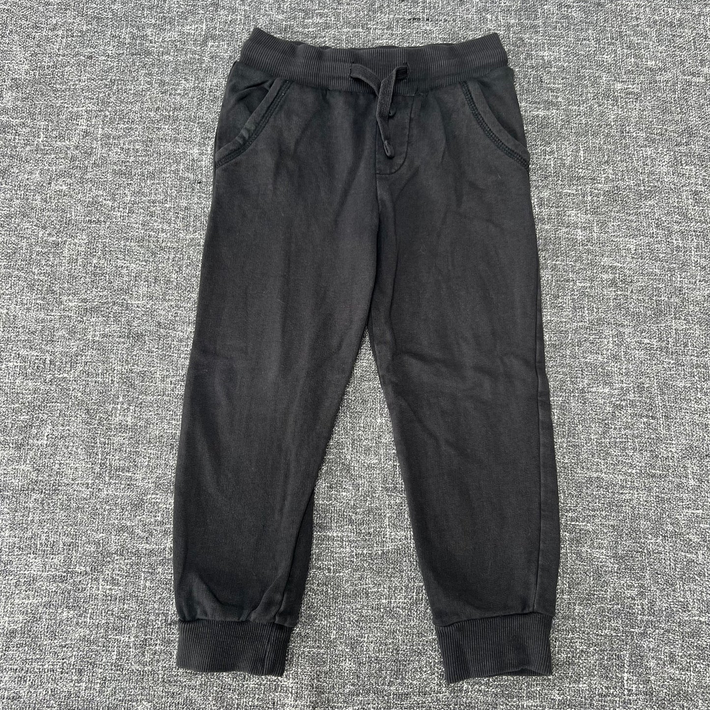 Boys 3-4 Year Plain Black Joggers