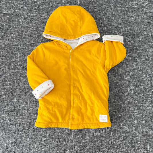 Boys 6-9 Month Plain Yellow Padded Jacket