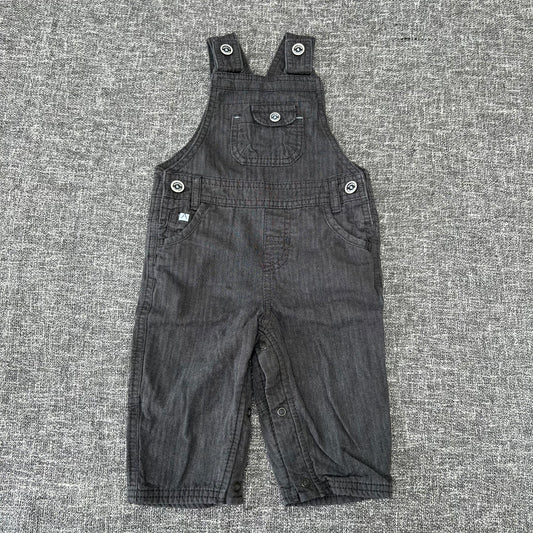 Boys 6-9 Month Dark Grey Dungarees