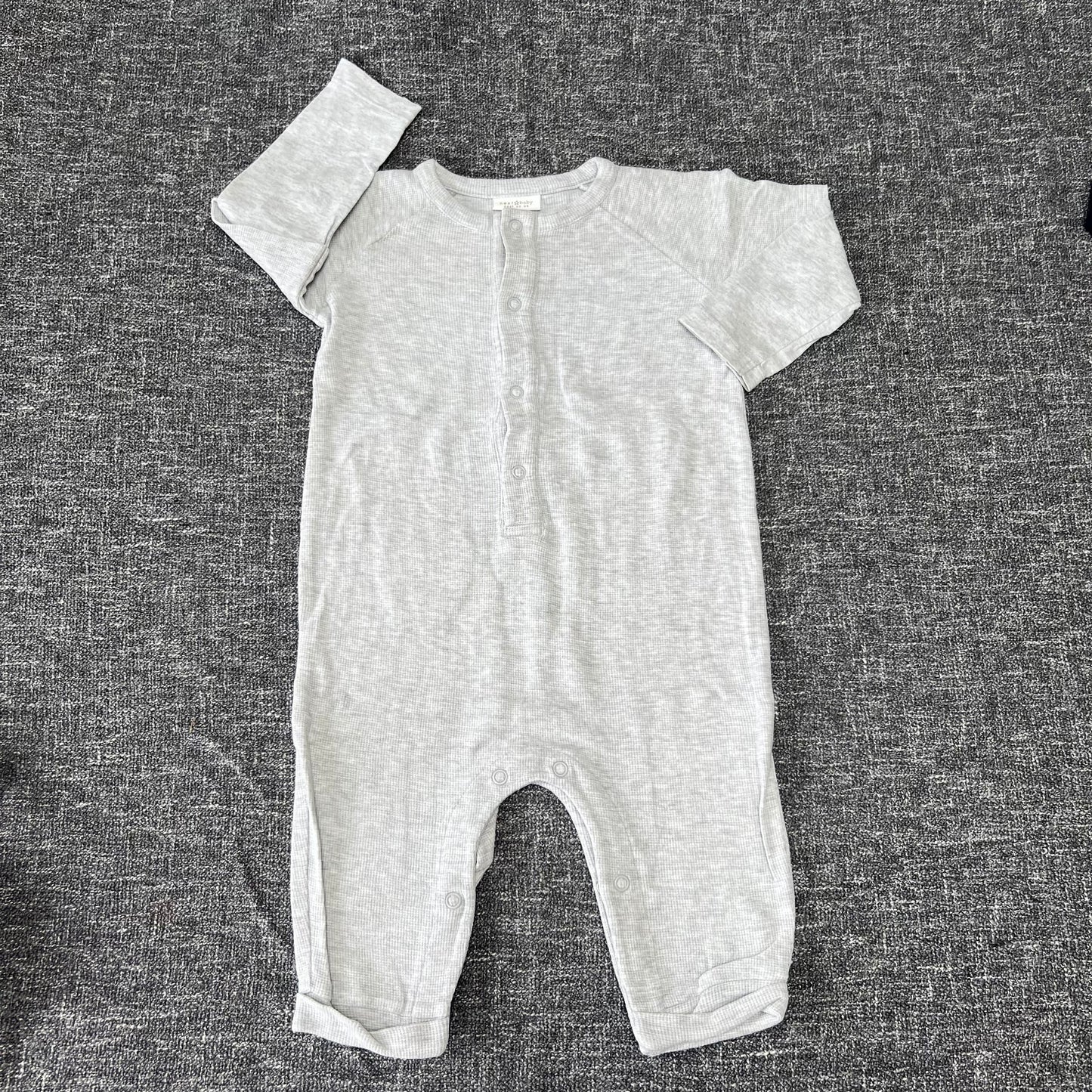 Boys 6-9 Month Grey Romper