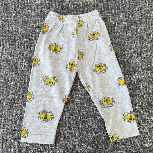 Boys 6-9 Month Grey Leggings With Lion Print