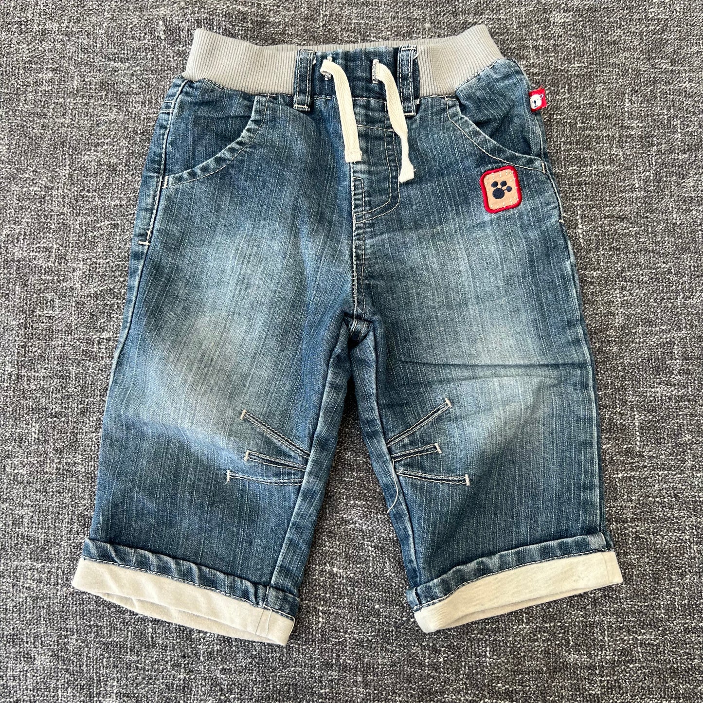 Boys 6-9 Month Blue Wide Lag Jeans