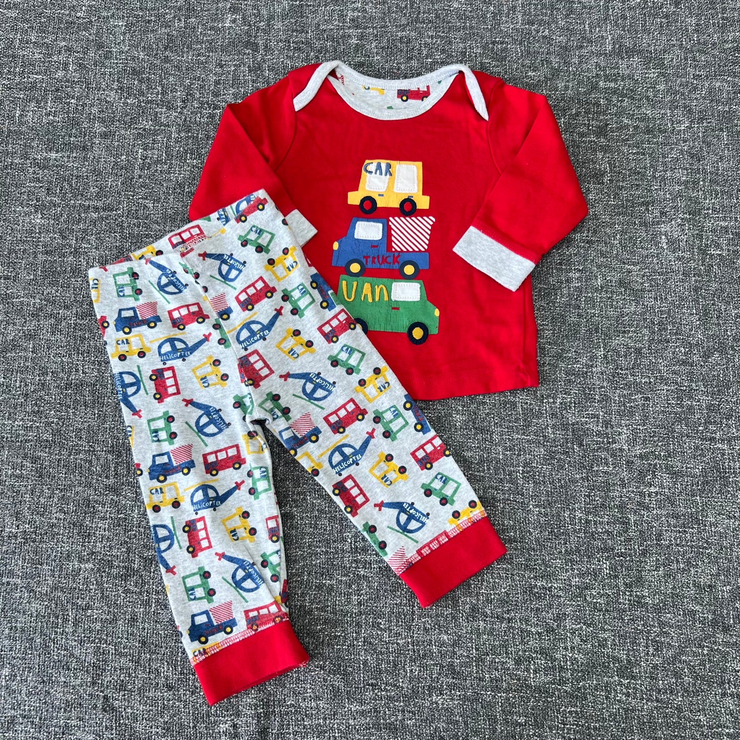 Boys 6-9 Month Multicoloured "Car Truck Van" Pjs