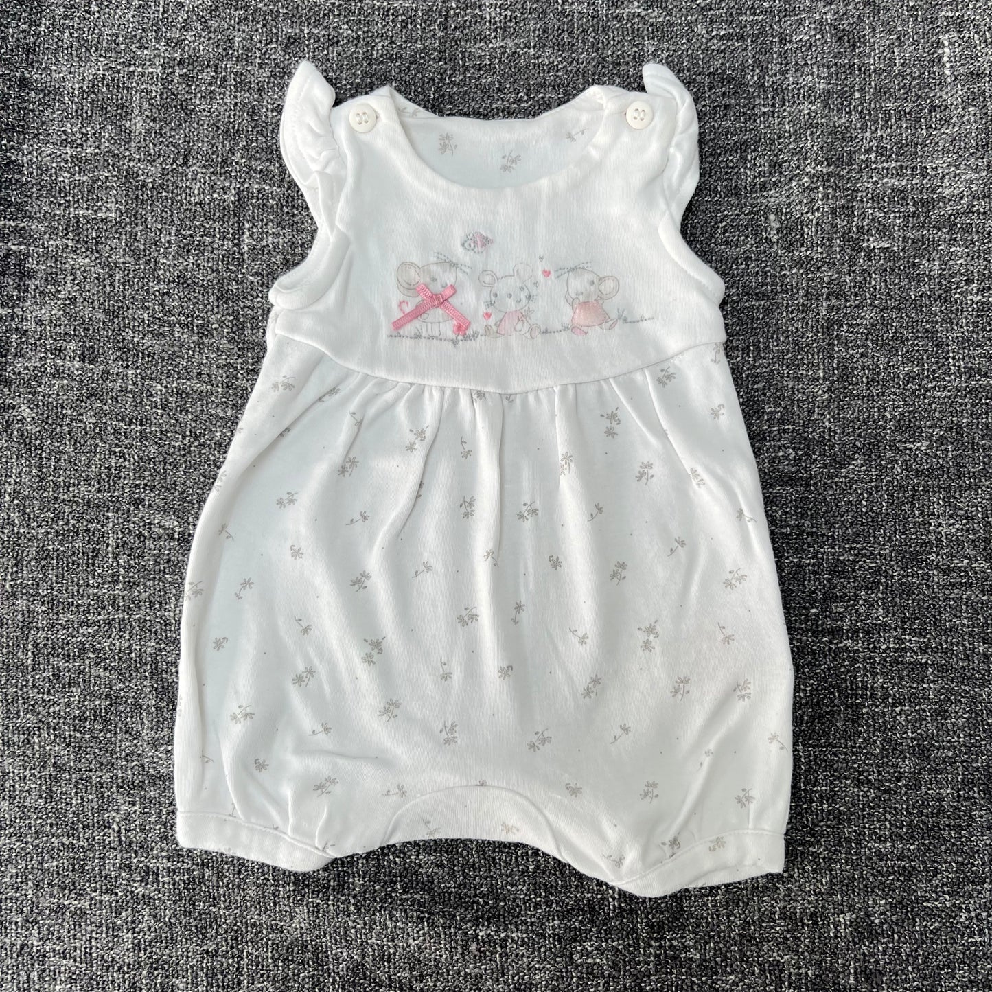 Girls Newborn Summer Romper