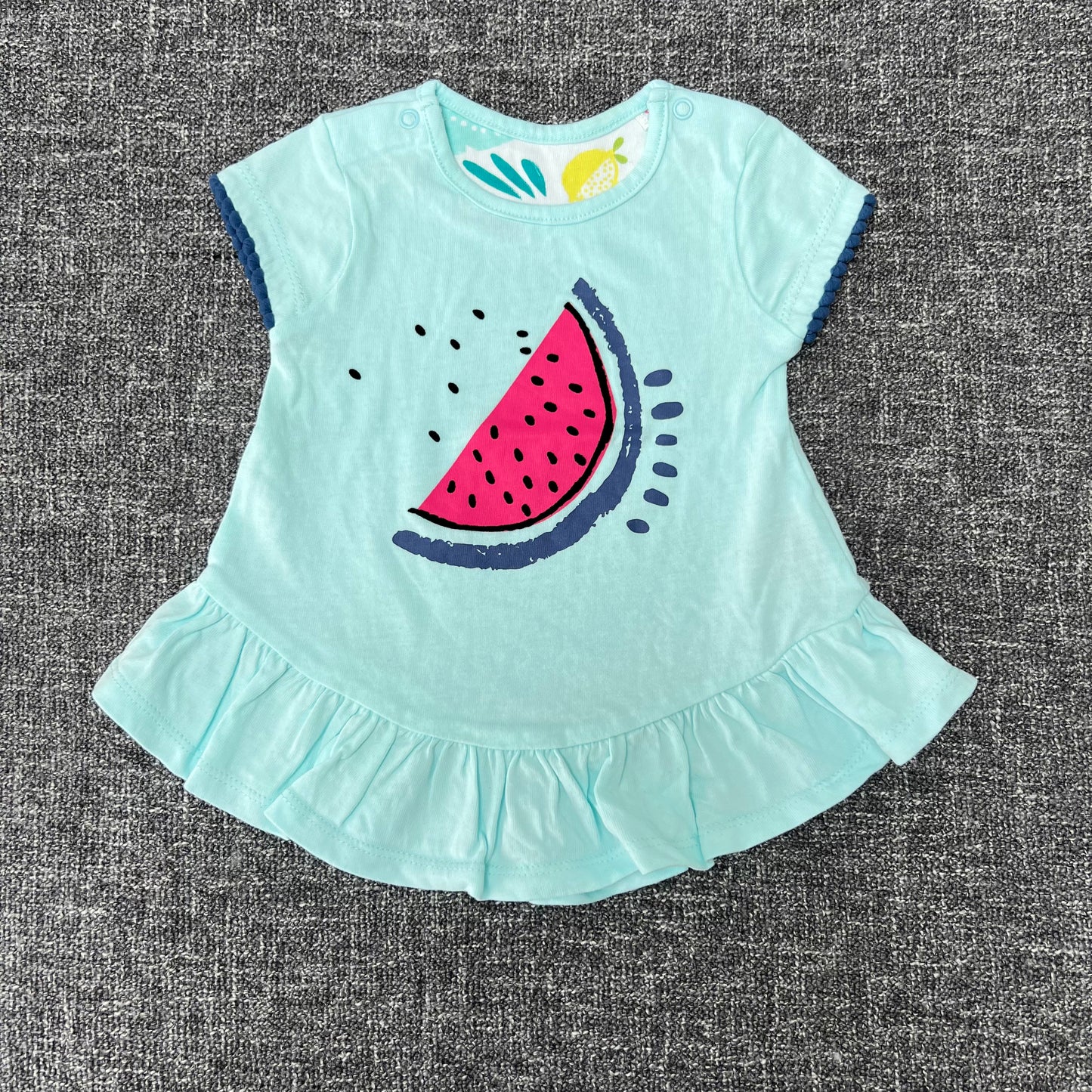 Girls Newborn Short Sleeved T-shirt