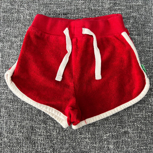 Girls Newborn Red Shorts