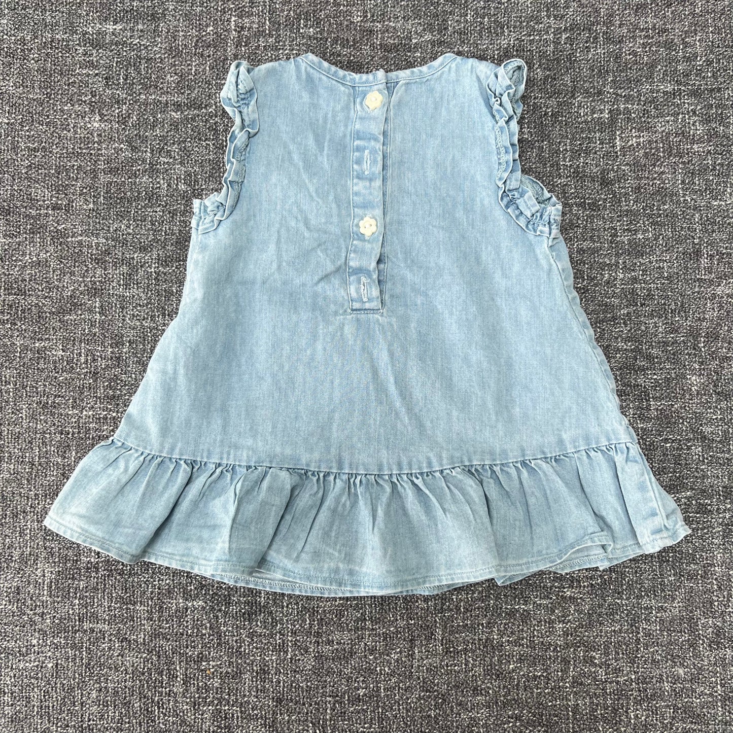 Girls Newborn Denim Style Summer Dress