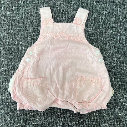 Girls Newborn Summer Dungarees