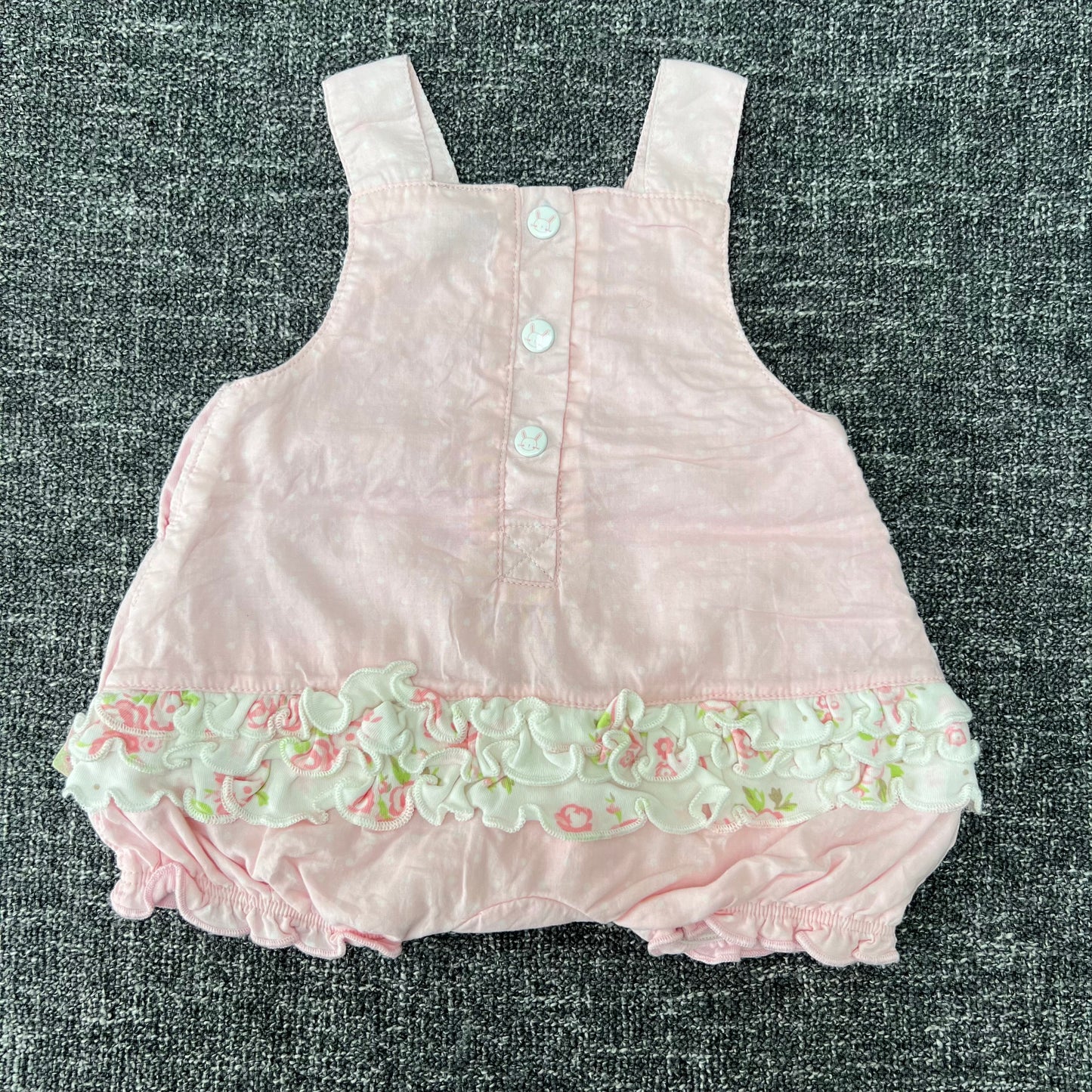 Girls Newborn Summer Dungarees