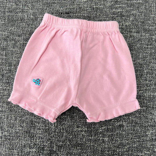 Girls Newborn Pink Shorts