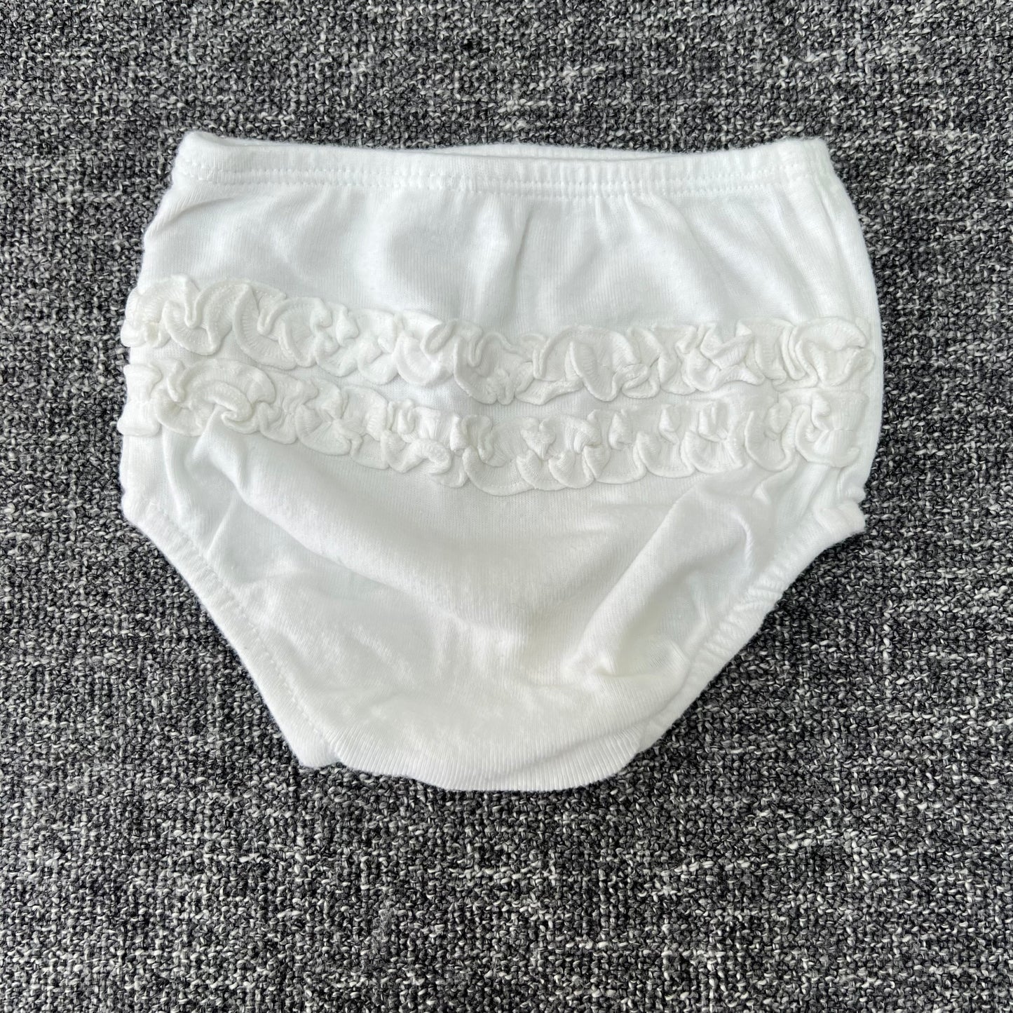 Girls Newborn White Dress Knickers