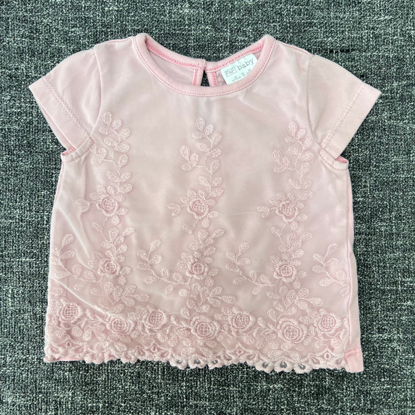 Girls Newborn Pink T-shirt