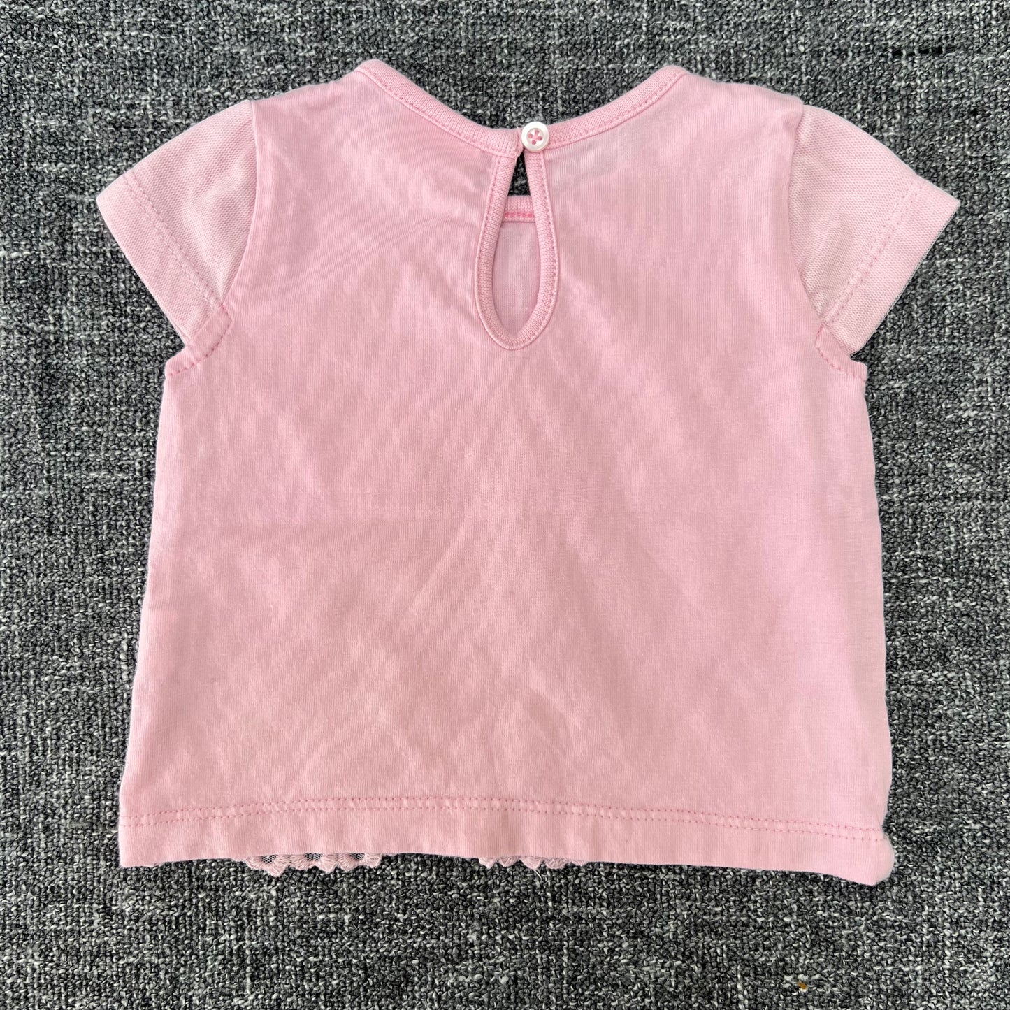 Girls Newborn Pink T-shirt