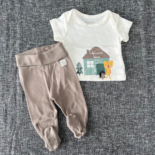 Boys Newborn Leggings and T-shirt Outfit