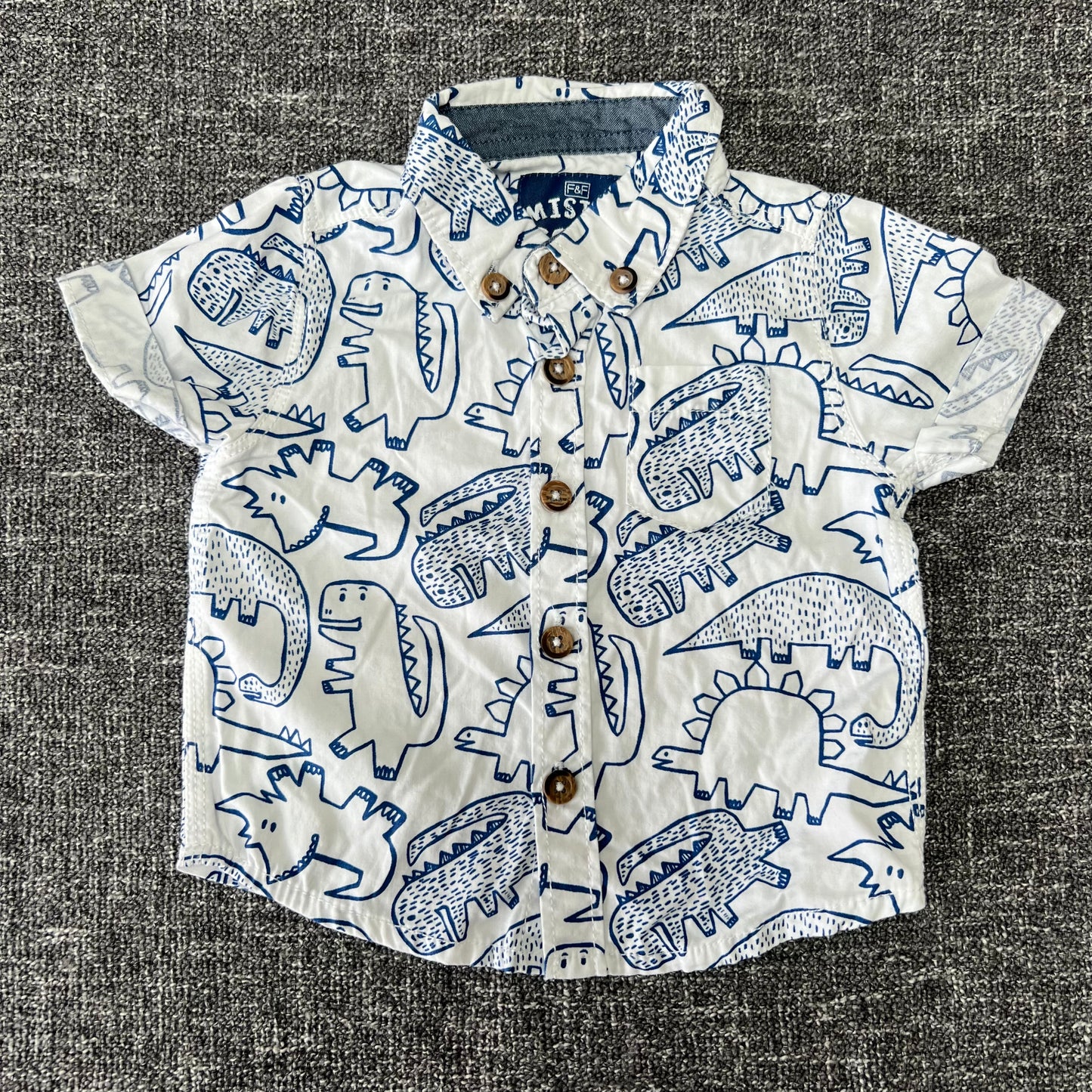 Boys Newborn Dinosaur Shirt