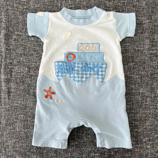 Boys Newborn Summer Romper