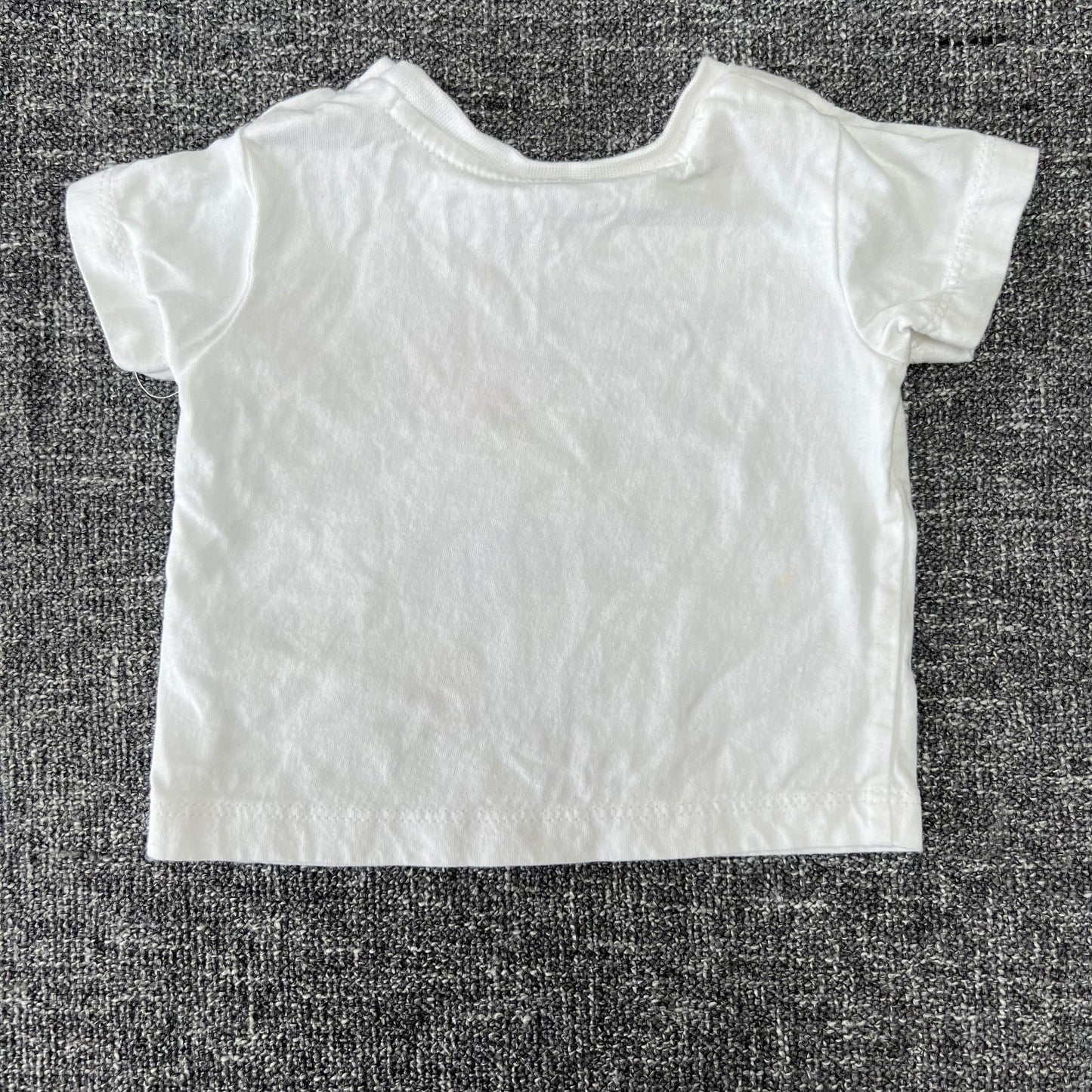 Boys Newborn White T-shirt (PIP)