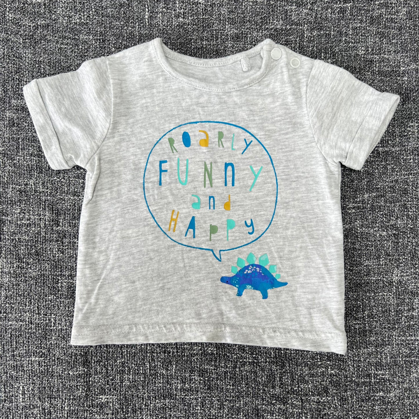 Boys 0-3 Months Grey T-shirt