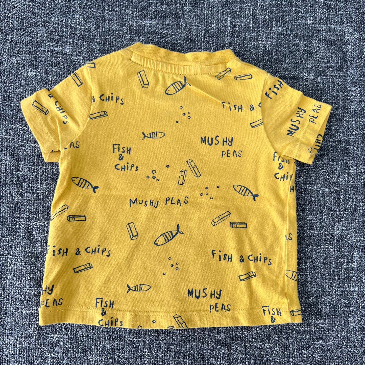 Boys Newborn Yellow T-shirt