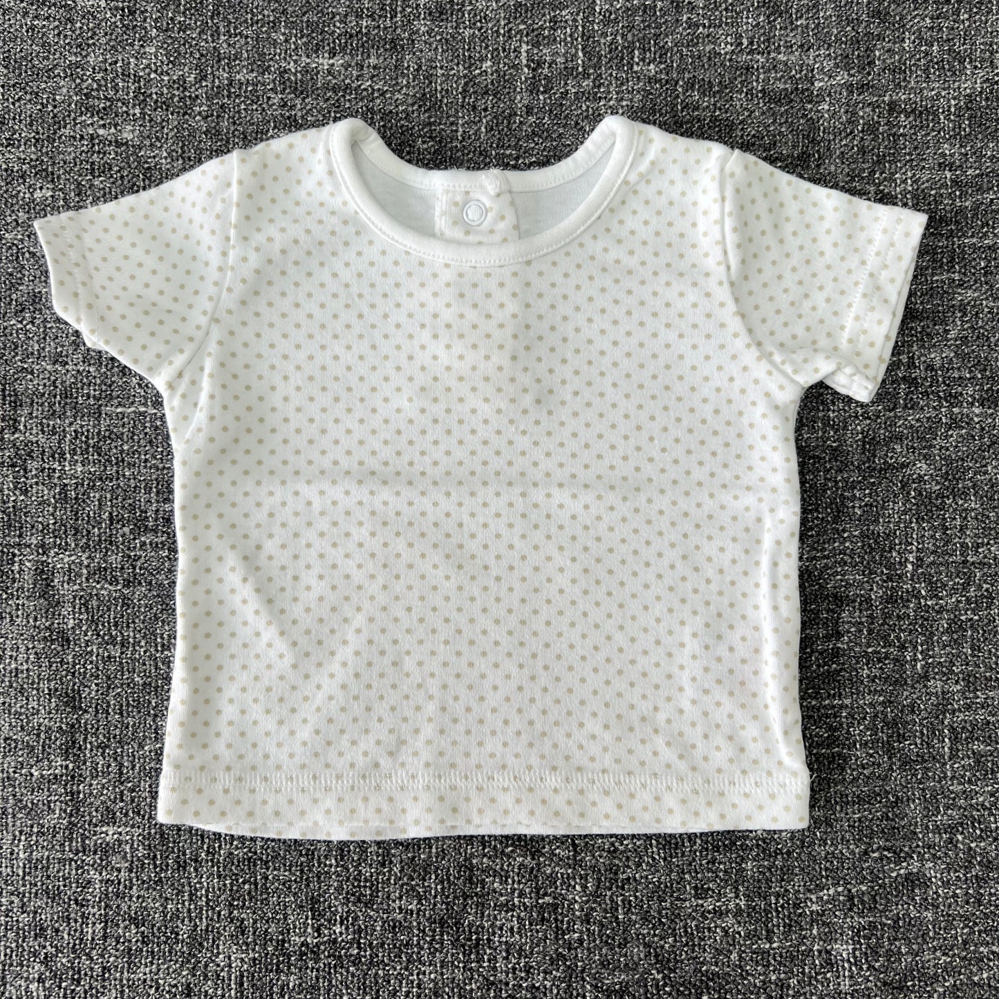 Unisex Newborn White T-Shirt