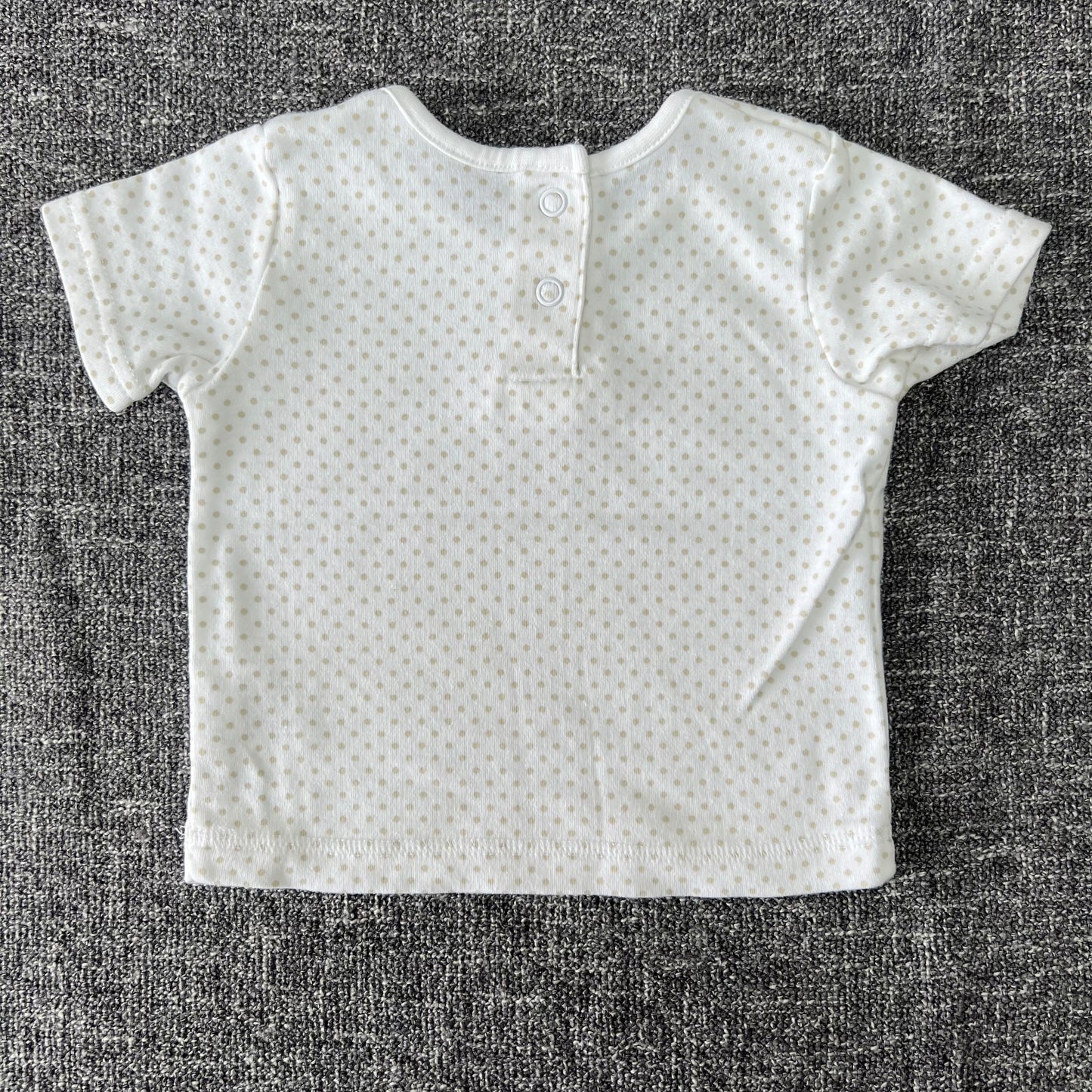 Unisex Newborn White T-Shirt