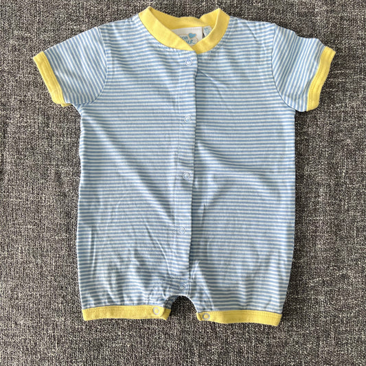 Boys Newborn Striped Summer Romper