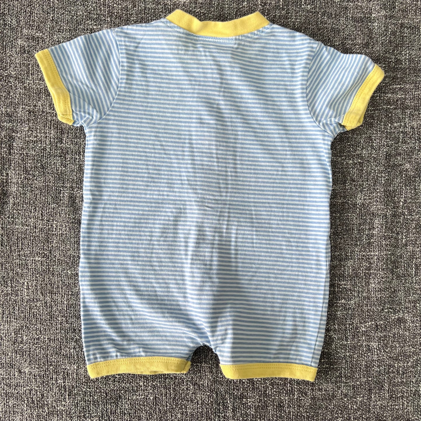 Boys Newborn Striped Summer Romper